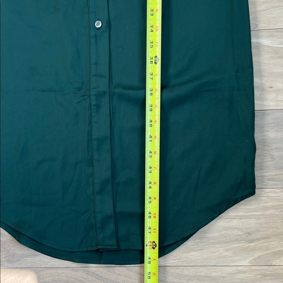 Banana Republic Factory Green Tie Waist Maxi Shirtdress XXSP - Picture 9 of 11